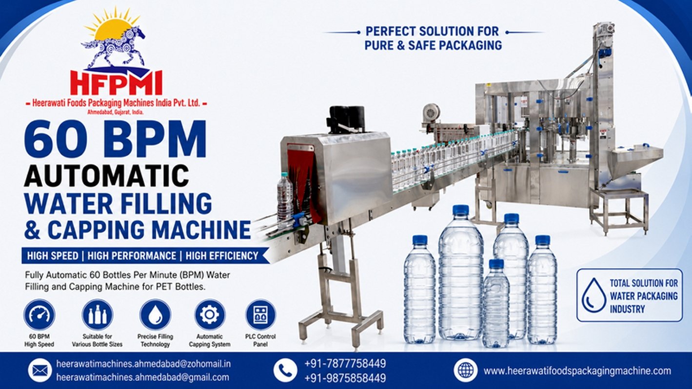 60 Bpm Automatic Water Filling and Capping Machine Price Ahmedabad india product image from the local source listing