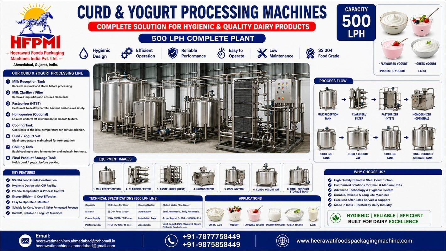 Curd & Yogurt Processing Machines product image from the source listing