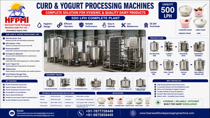 Curd & Yogurt Processing Machines product image from the local source listing