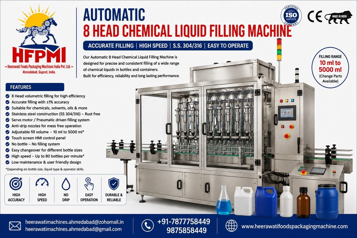 Automatic & Semi-Automatic Chemical Filling Machines product image from the source listing