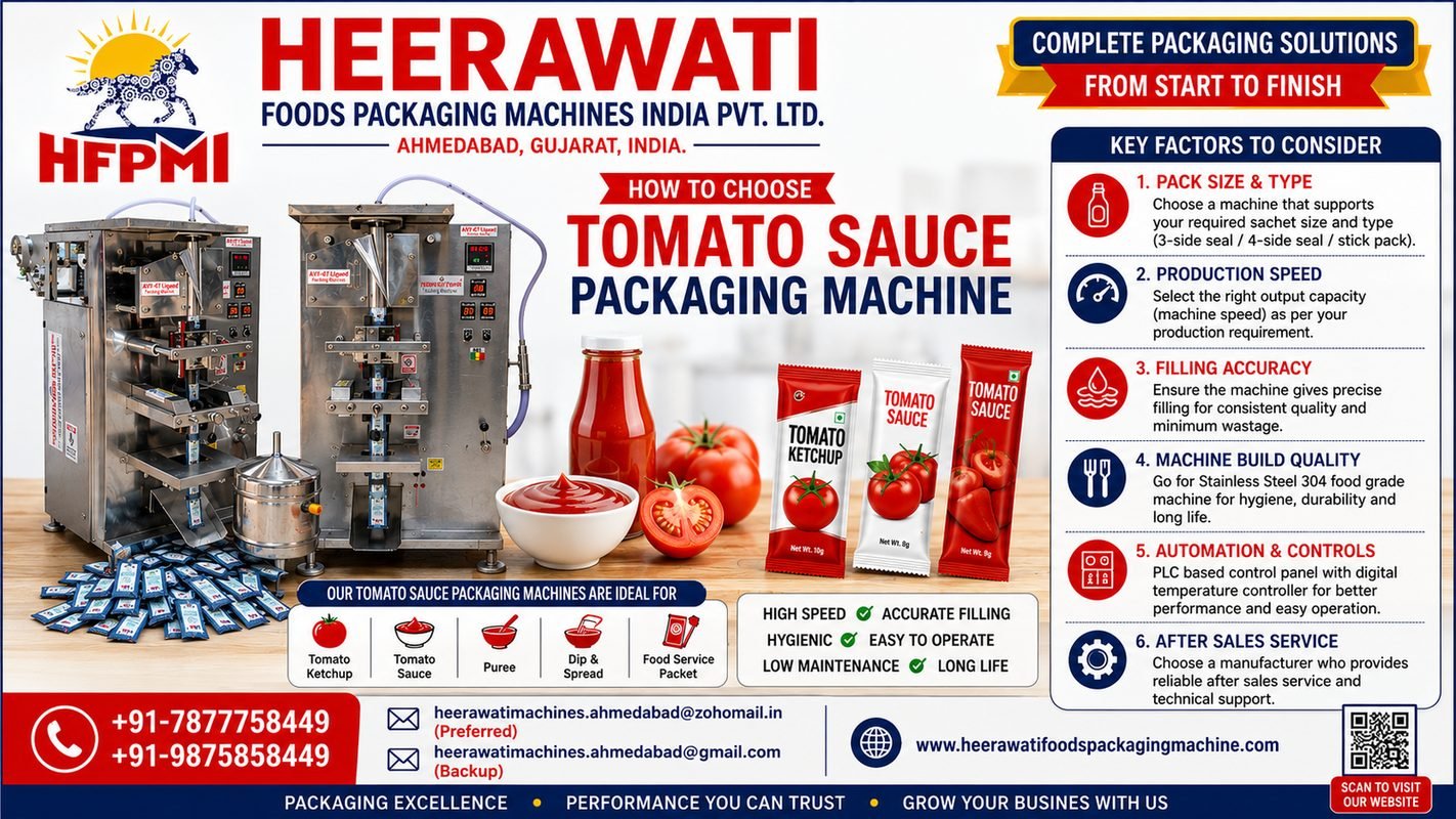 How to choose Tomato Sauce packaging machine product image from the source listing