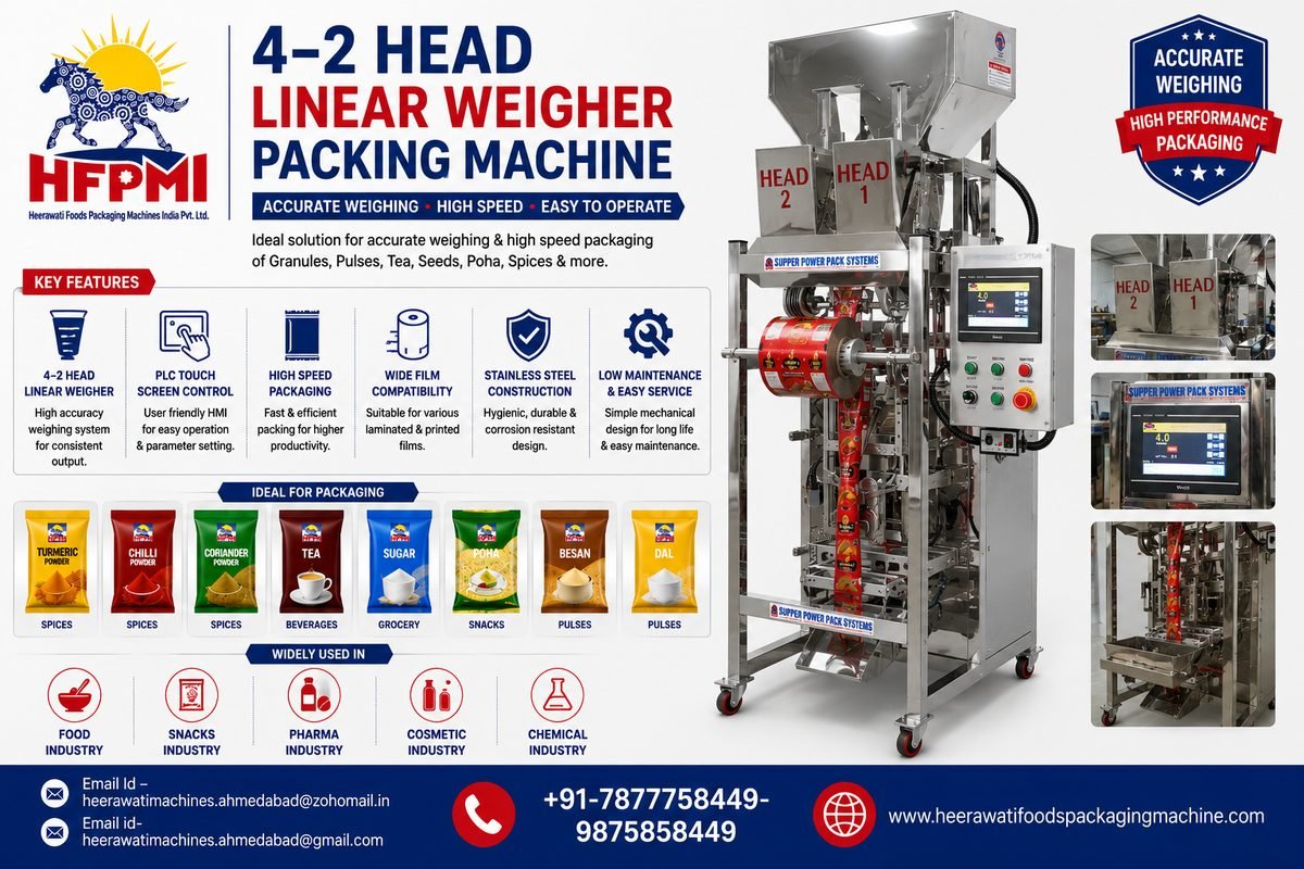 4–2 Head Linear Weigher Packing Machine product image from the source listing