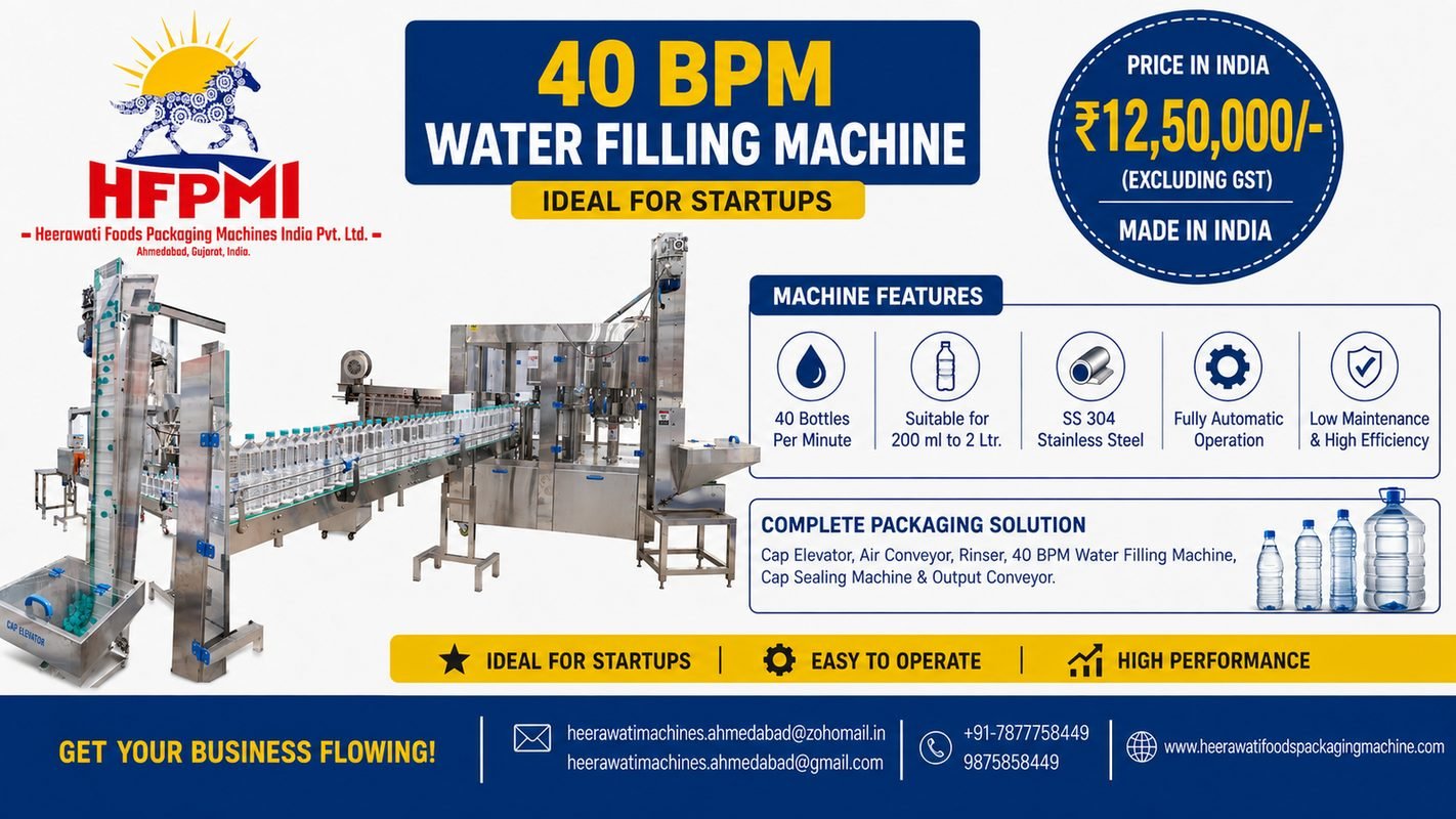 40 Bpm Water Filling Machine for Startups Price in india product image from the source listing