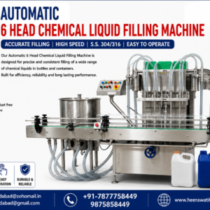 Chemical Bottle Filling, Capping & Sealing Machines