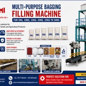 10kg–25kg Heavy-Duty Seed Weighing & Filling Machine in Ahmedabad India