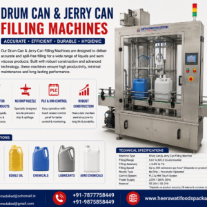Drum Can & Jerry Can Filling Machines