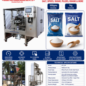 500 g & 1 kg Salt Packing Machine in Ahmedabad India