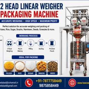 2 Head Linear Weigher Machine for Small Business Packaging Machine