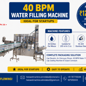 40 Bpm Water Filling Machine for Startups Price in india