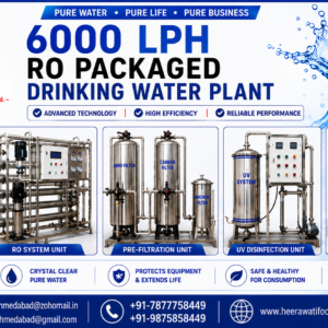 6000 LPH RO Packaged Drinking Water Plant Cost in India