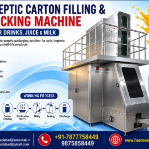 Aseptic Carton Filling & Packing Machine for Drinks, Juice & Milk