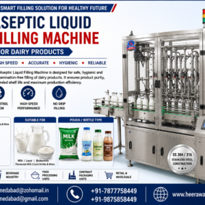 Aseptic Liquid Filling Machine for Dairy Products