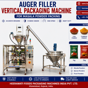 Servo Auger Filling Powder Packing Machine in Ahmedabad India
