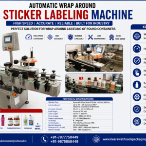 Automatic Bottle Labeling Machine for Beverage Industry
