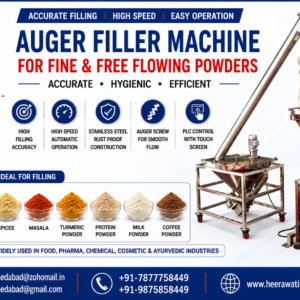 Best Auger Filler Machine for fine & free flowing powders