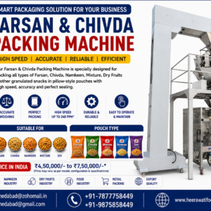 Farsan & Chivda Packing Machine Supplier India
