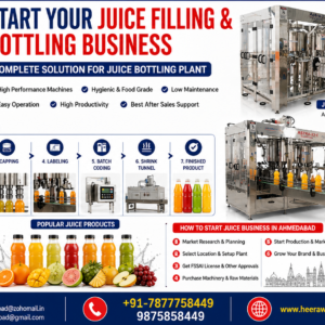How to Start a Juice Filling & Bottling Business in Ahmedabad India