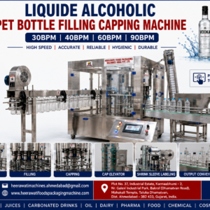High Speed Alcohol Bottle Filling Machine Manufacturer India