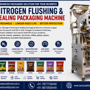 Nitrogen Flushing & Sealing Packaging Machine