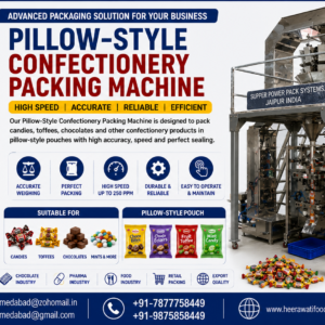 Pillow-Style Confectionery Packing Machine With Date Printer