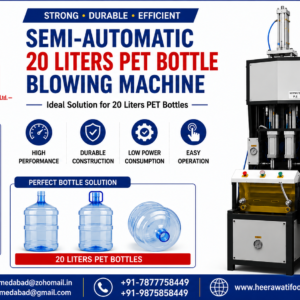 Semi-Automatic 20 Liters PET Bottle Blowing Machine