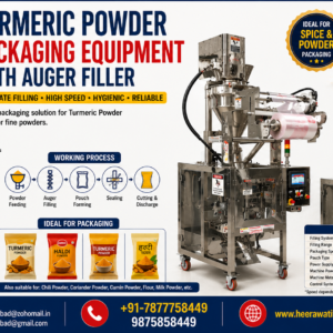 Turmeric Powder Packaging Equipment with Auger Filler