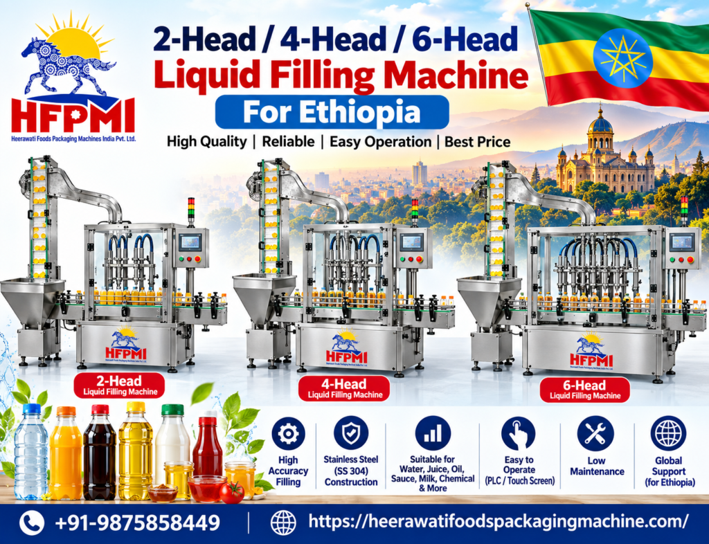 2-Head 4-Head 6-Head Liquid Filling Machine in Ethiopia