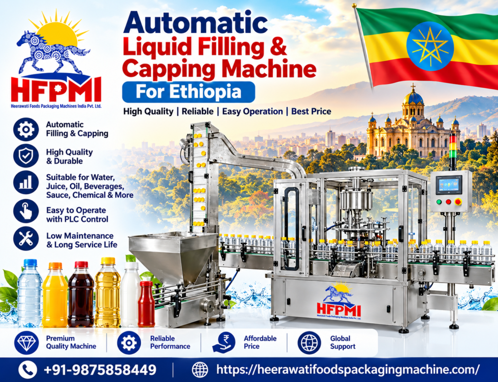 Automatic Liquid Filling and Capping Machine in Ethiopia
