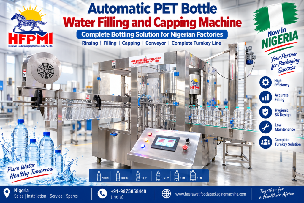 Automatic PET Bottle Water Filling and Capping Machine in Nigeria