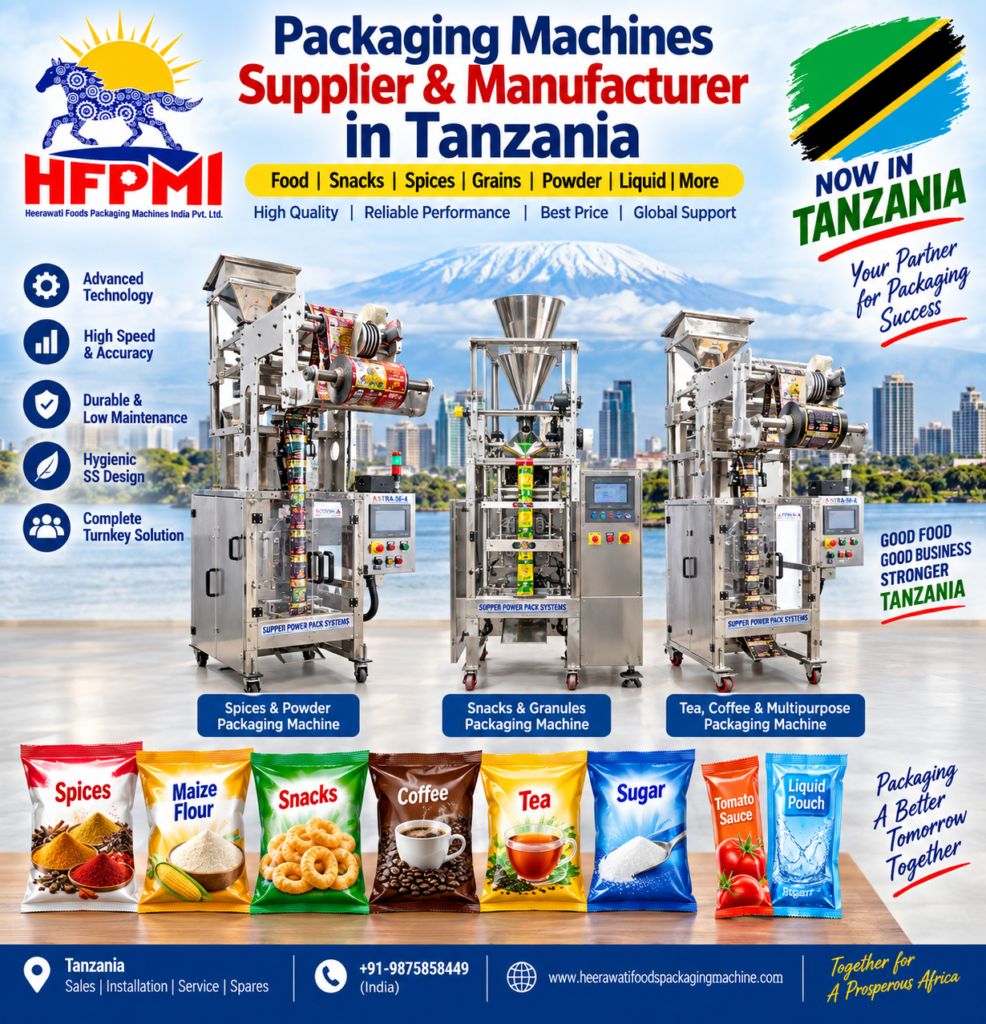 Tanzania Packaging Machine Supplier & Manufacturer