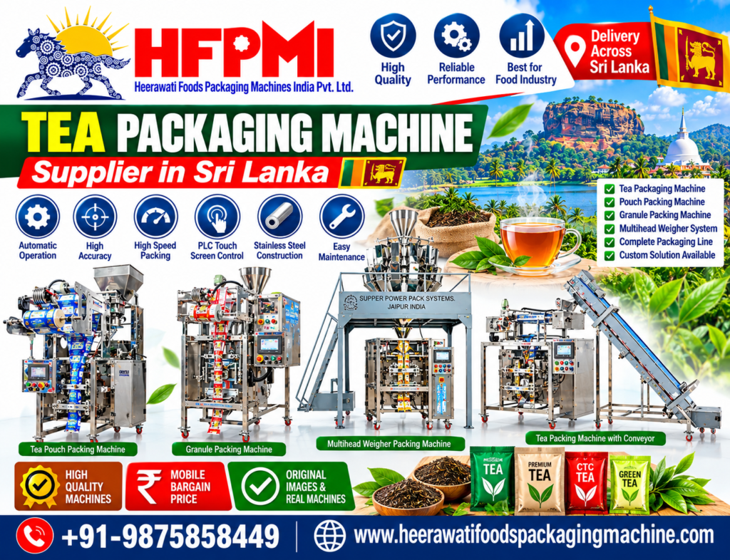 Tea Packaging Machine Supplier Sri Lanka