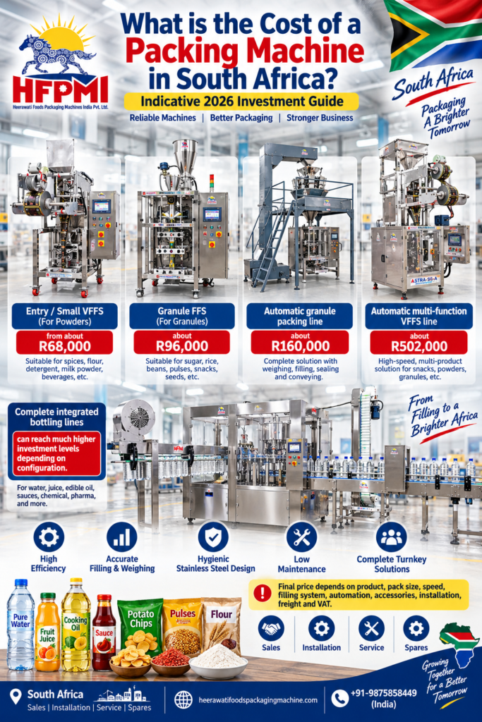 What is the Cost of a Packing Machine in South Africa